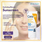 Cerave 4 In 1 Skincare Kit Night Cream, Sunblock, Cleanser & Serum, for Radiant Skin