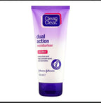 Clean And Clear Dual Action Moisturizer 100ml Oil Free Spot Fighting Formula Hydrating Daily Skincare For Smooth Clear Skin