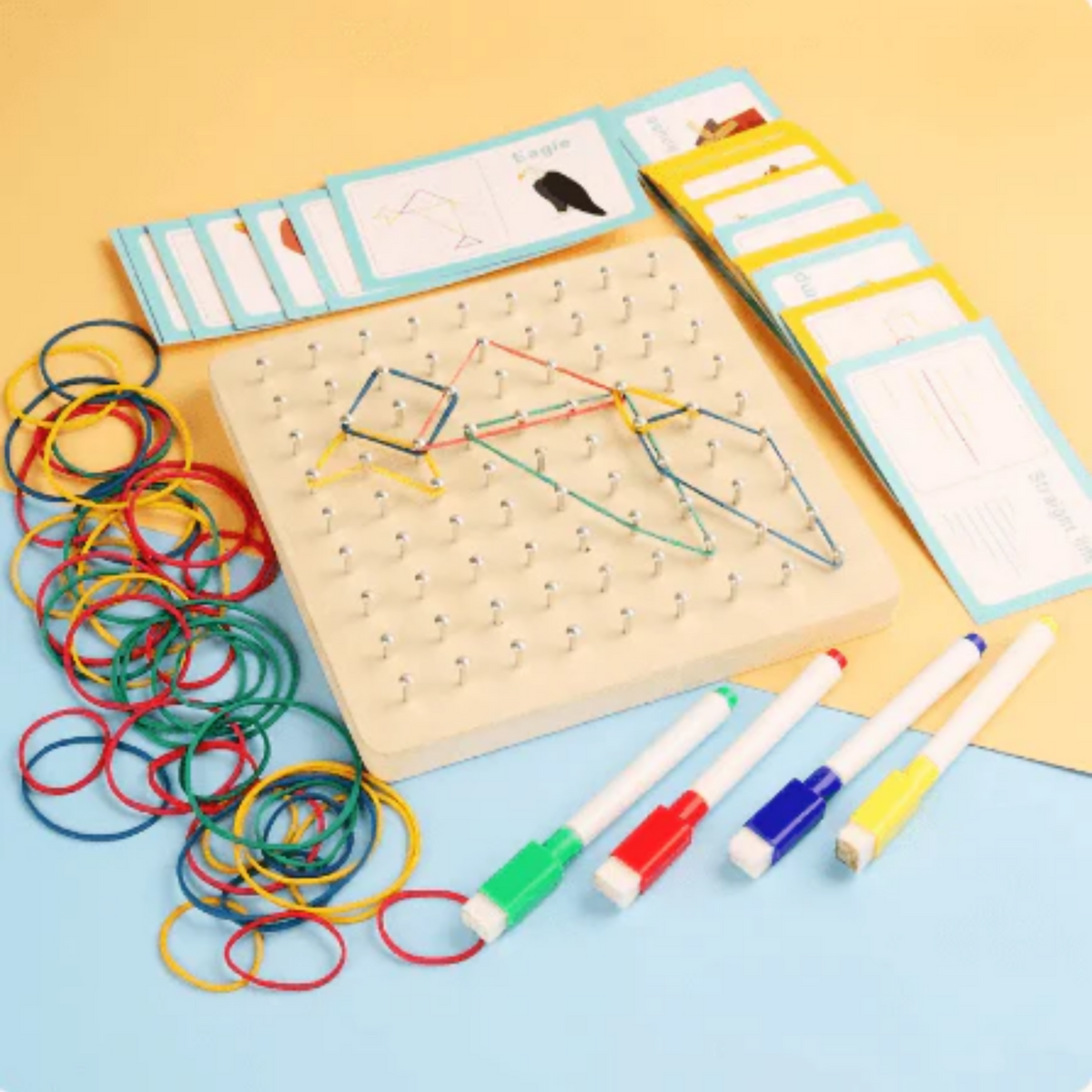 Pattern Board Boost Creativity and Skills with Our Wooden Pattern Board! – Action ...