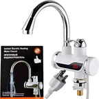 Electric Instant Heating Faucet | Digital Temperature Display | Kitchen & Bathroom Hot Water Tap