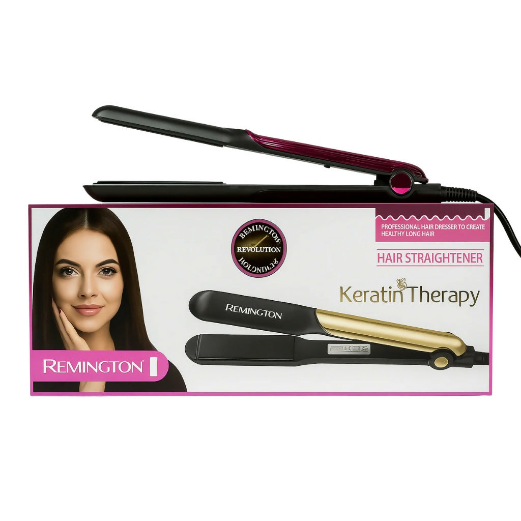 Remington Keratin Therapy Hair Straightener, Ceramic Plates & Fast Heating