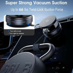 Upgraded 360 Vacuum Magnetic Car Mount Phone Holder Hands Free Suction Cup