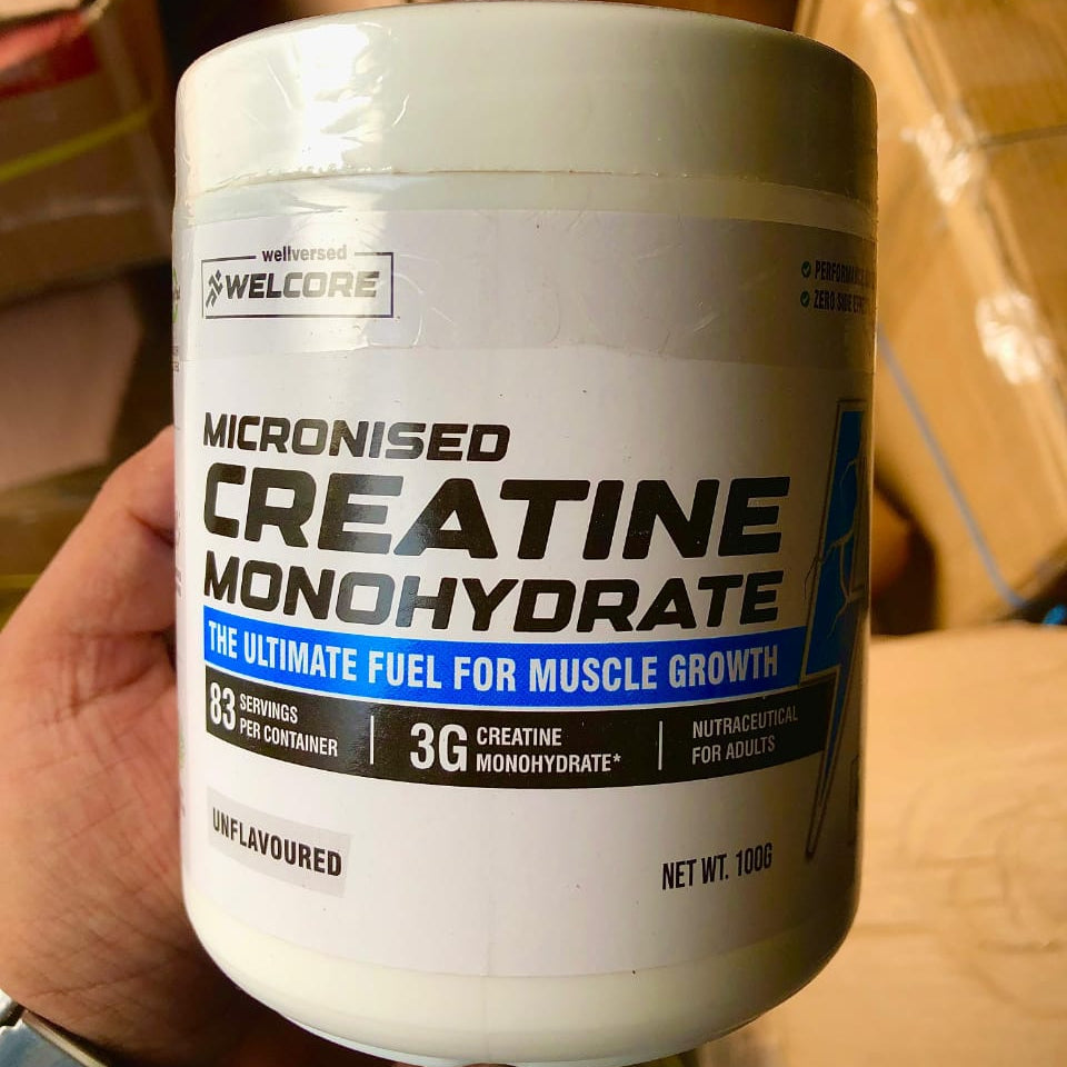 Wellcore Micronised Creatine Monohydrate 250g – 83 Servings