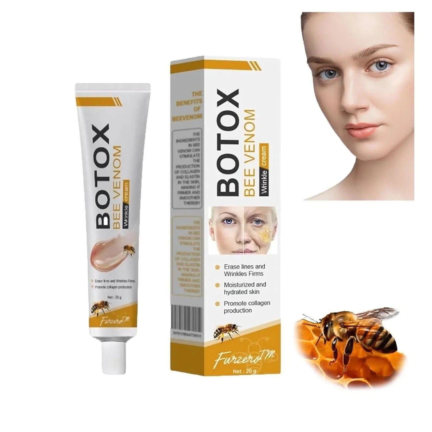Botox Bee Venom Wrinkle Cream – Anti-Aging Moisturizer 30ML