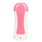 Depilatory Wax Heater Kit 3in1 | Roll-on Hair Removal Kit With Heater, Wax Refill & Strips | Roll On Wax Heater Kit 3-in-1