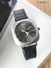 TOMI Leather Strap Watch