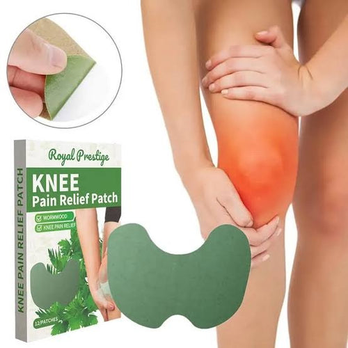 Natural Herbal 12 Pcs Knee Pain Relief Patch, Non-Woven Comfortable Heating Pads