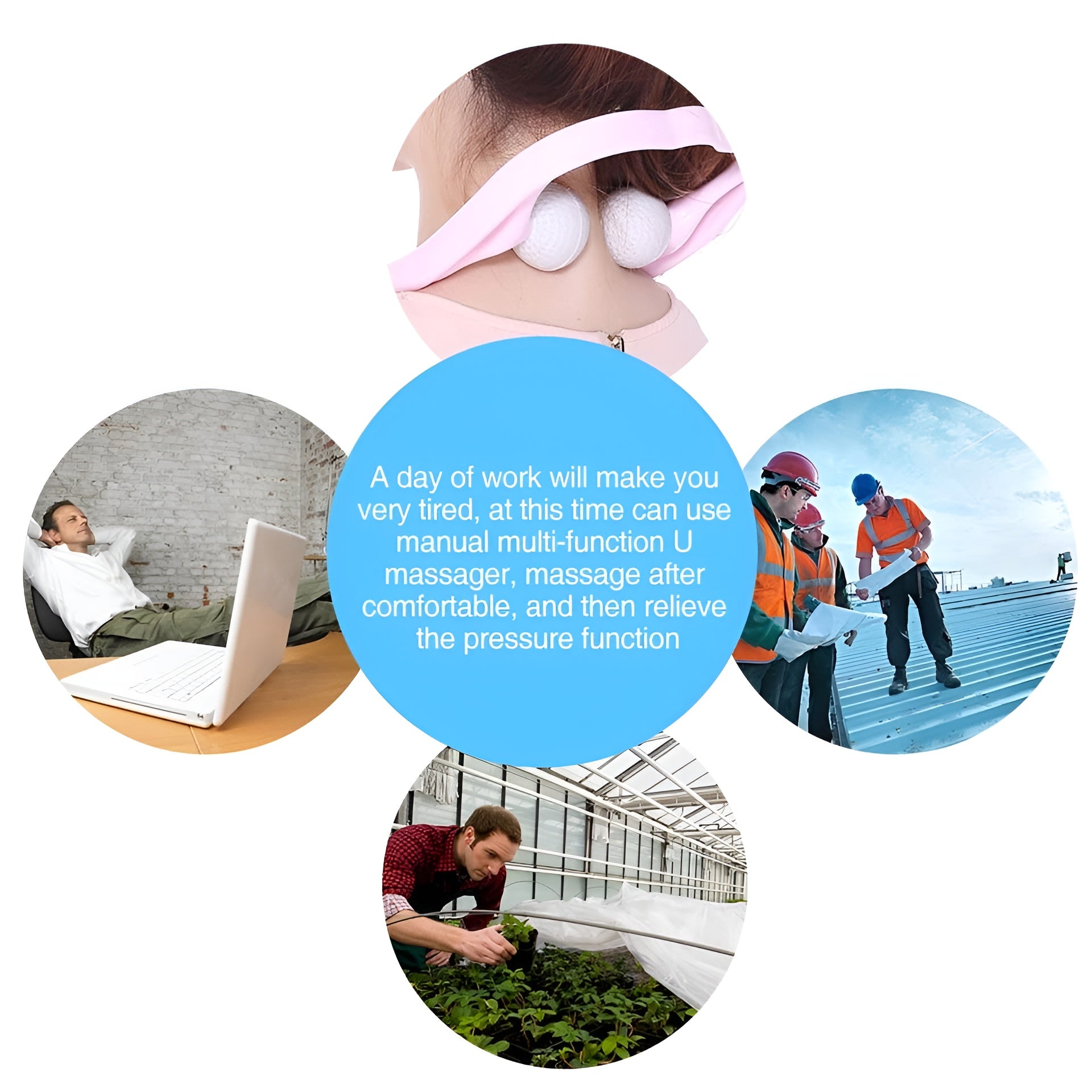Manual Neck Massager For Cervical pain