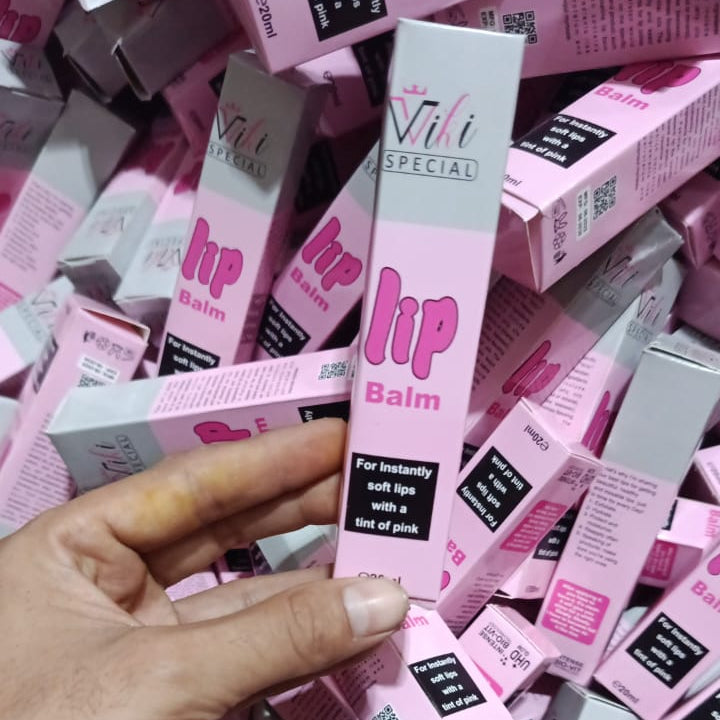 Wiki Special Natural Pink Lip Balm, Instant Softness, Long-Lasting Moisture & Nourishing