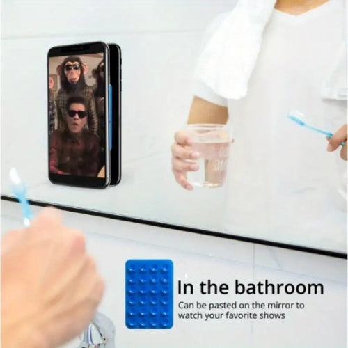 Mobile Bubble Grip Double Suction Silicone Phone Holder