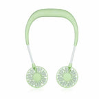 Neck Fan Adjustment Fan Hands-Free Hanging Rechargeable Mini Sports Fans 3 Gears Wearable Sport Fan Random Color