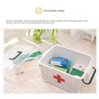 Transparent Plastic Medicine Pills Storage Box Organizer First Aid Kit Medicine Box