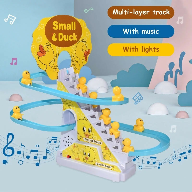Duck Slide Toy Set with Lights & Music