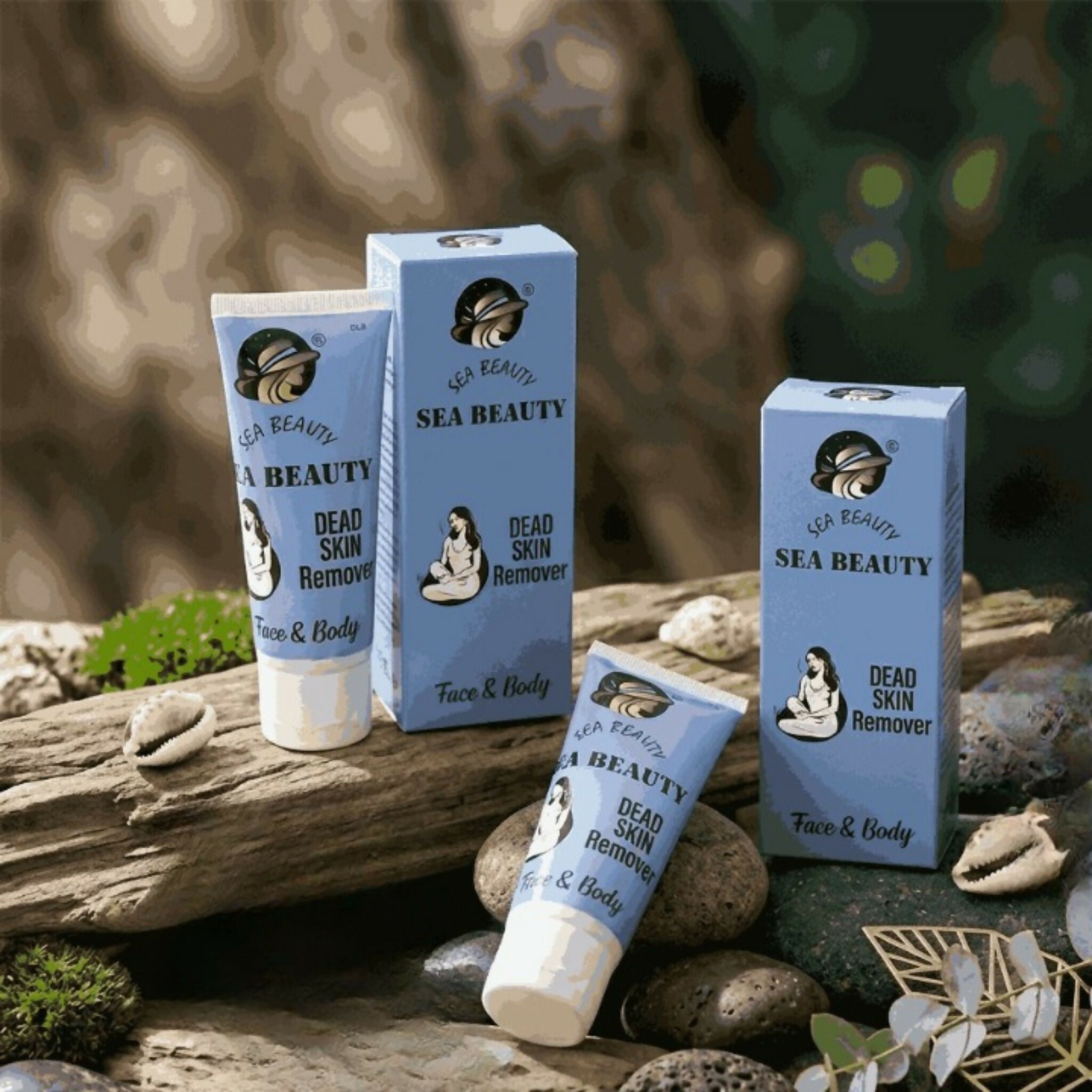 Sea Beauty Dead Skin Remover for Face & Body | Exfoliating Peeling Gel