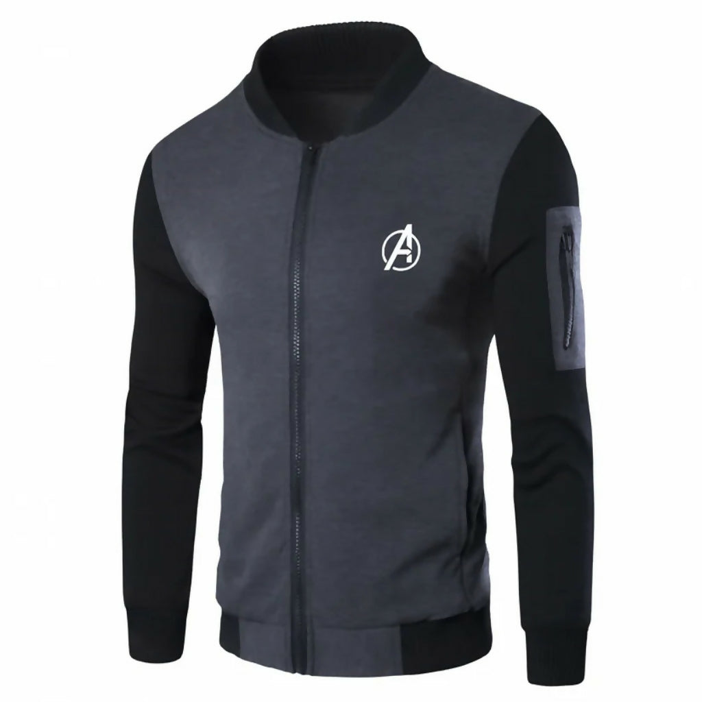 Printed Zipper Jacket, Premium Fleece, Warm Winter Essentials, for Men & Boys