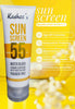 kashees-sunscreen-spf-55-water-sweat-resistant-paraben-free-broad-spectrum-sun-protection-150ml - 1
