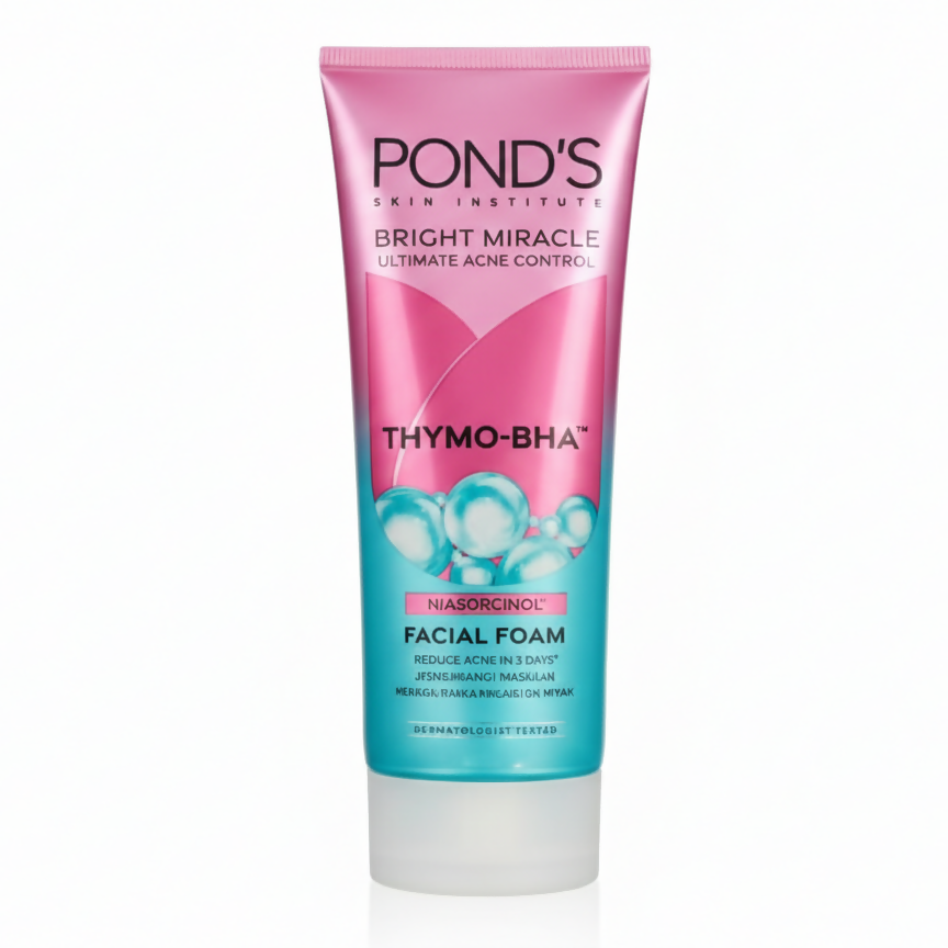 POND’S Bright Miracle Whip Collagen Whip Foam – Gentle Oil Control Face Wash