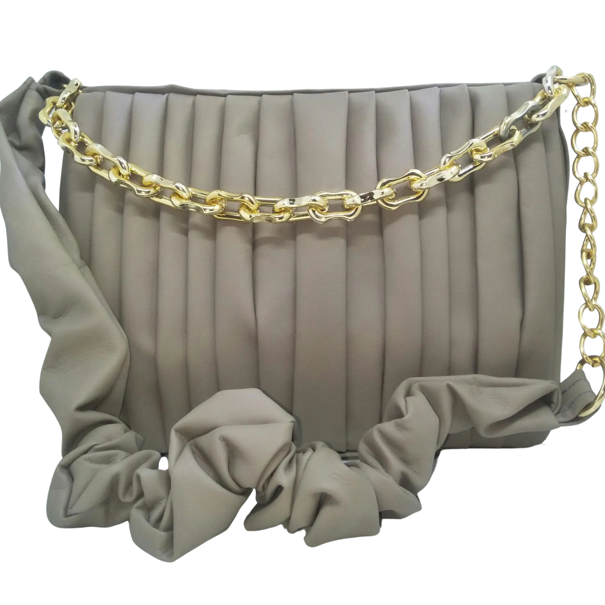 Bucket Bag, Stylish Letter Patch & Chain Decor, for Girl's