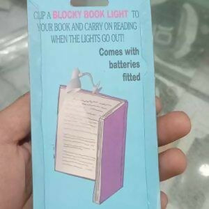 Mini Book Light with Clip – Portable LED Reading Lamp, Travel Bedroom Night Light, Eye Protection (Random Color)