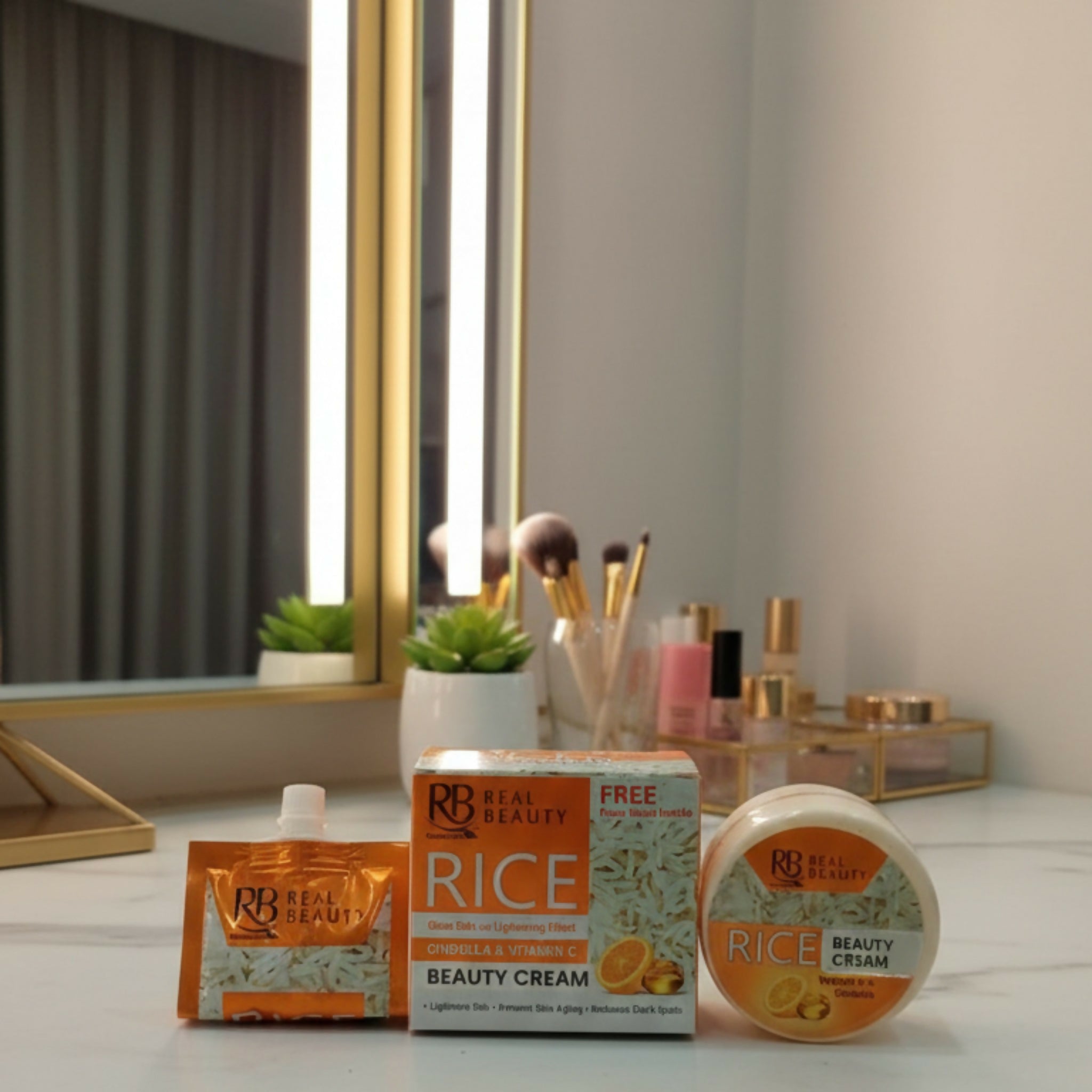 RB Rice Beauty Cream with Free Face Wash | Brightening & Nourishing Skincare
