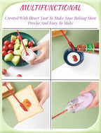 3 pcs Mini Silicone Telescopic Spatula and Scooping Spoon, Mini Makeup Spatula , Heat-resistant Silicone Spatula Sets for Cooking, Cosmetics