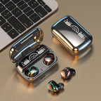 Earphones, Wireless with Touch Control Long Battery Backup and Power Bank Case