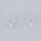 Wall Hook, Strong Adhesive, Waterproof Nail Free Hanging Hook for Home Use - 4 Pieces