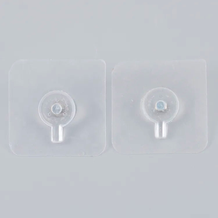 Wall Hook, Strong Adhesive, Waterproof Nail Free Hanging Hook for Home Use - 4 Pieces