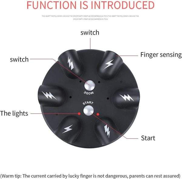 Electric Finger Shock Game Machine Fun Prank Game for Friends