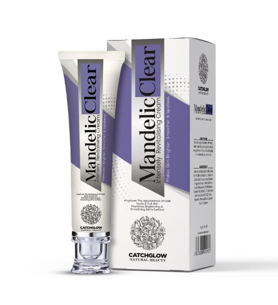 Mandelic Acid Brightening Cream | 30ml | Dark Spot Remover | Even Tone | Glass Skin Glow | Gentle Exfoliator