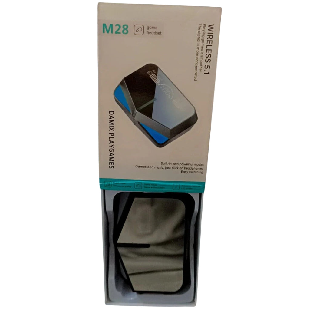M28 TWS Wireless Earbuds, Dual Mode with Game & Music Modes
