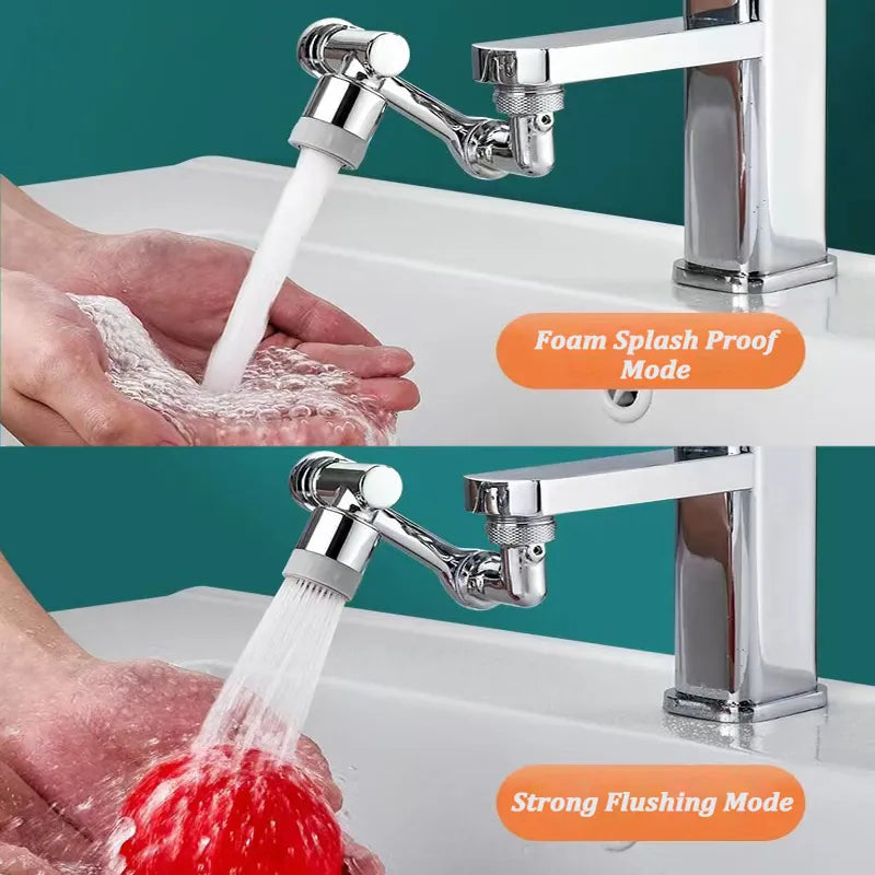 Rotating Tap Aerator, Degree Faucet Extender with Shower Mode