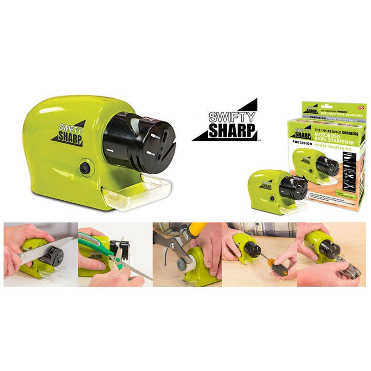 Knife Blade Sharpener, Swifty Sharp Cordless for Home Use