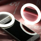 Selfie Ring Light, 3-Level Brightness, 36 LED Phone Light with USB Charging