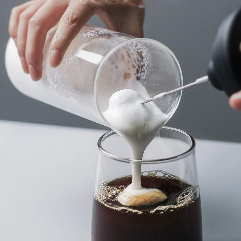 Rechargeable Milk Frother Handheld Electric Foam Maker with Three Speeds