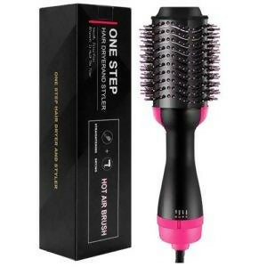 in‑1 Hair Dryer with Comb, Hair Straightener & Curler for Easy Styling