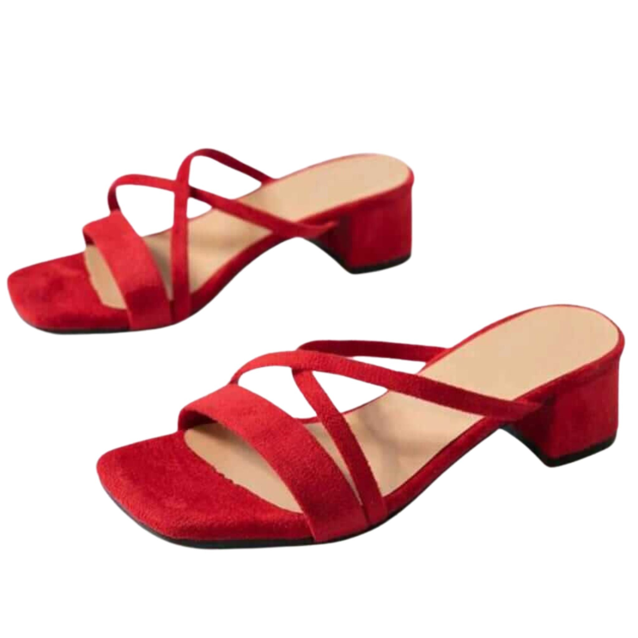 Cross Suede Slippers, Soft, Stylish & Comfortable Slip-Ons, for Women