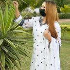 Embroidered Shafoon 3Pc Dress, Elegant Design & Wedding Wear, for Women