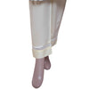 3-Piece Lawn Set, Embroidered Off-White with Blue Dupatta, for Women