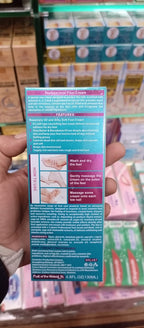 Fruit of Wokali Foot Cream – 130ml with Rosemary Oil for Cracked & Damaged Feet, Smooth & Nourished Skin