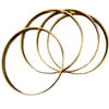 Plain Golden Kara Bangles, Set of 2, Stylish and Affordable, for Women