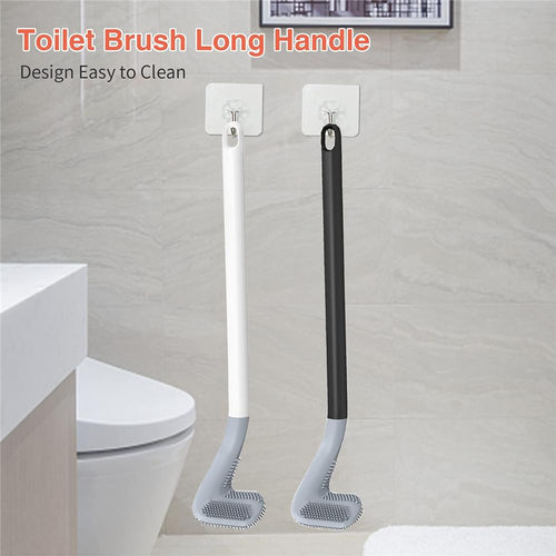 Golf Toilet Brush, Long Handle Silicone