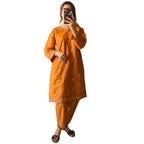 Suit, Elegant Embroidered, 2Pcs Cotton Lawn Stitched & Ready to Wear