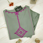 Olive Embroidered