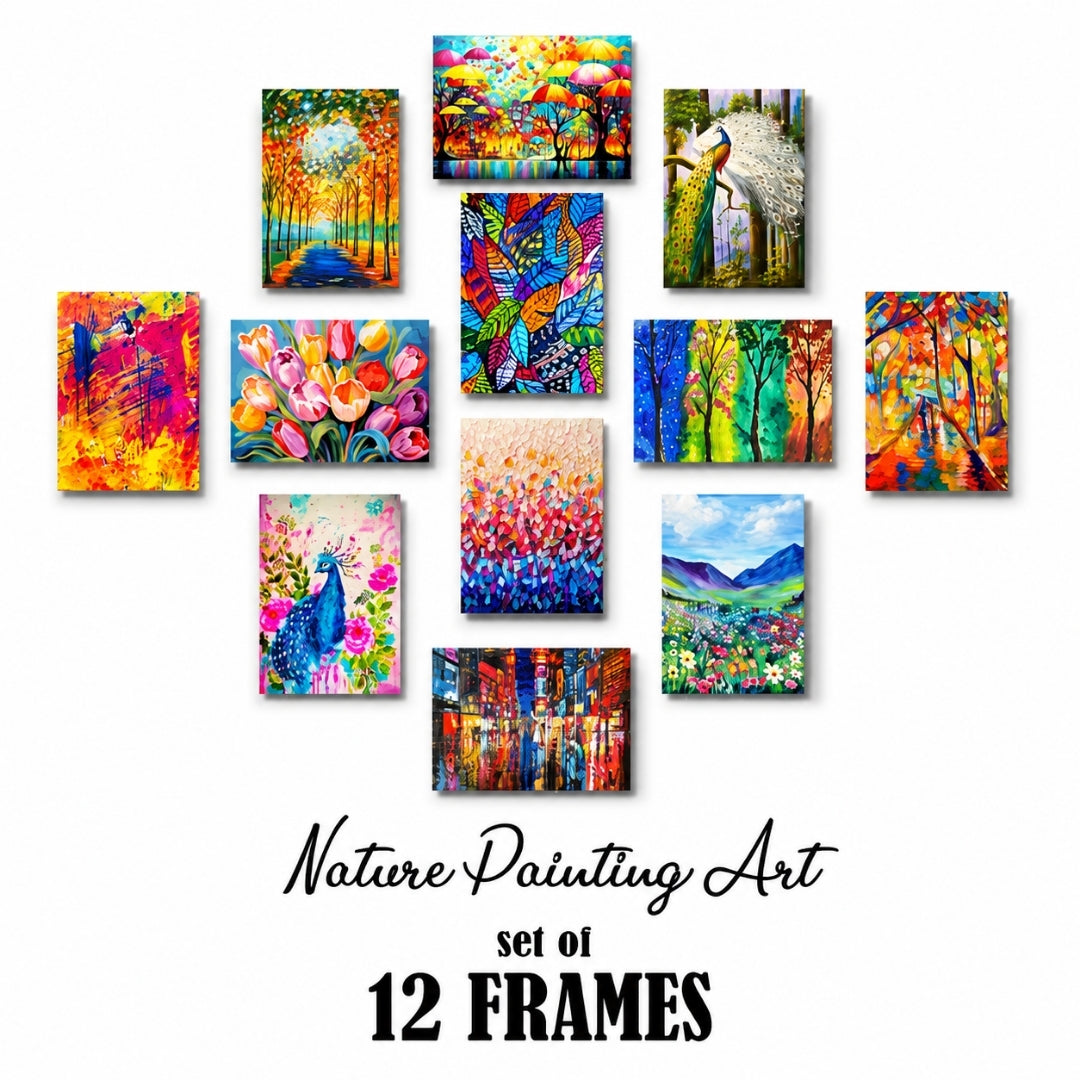 12 Piece Canvas Art Prints