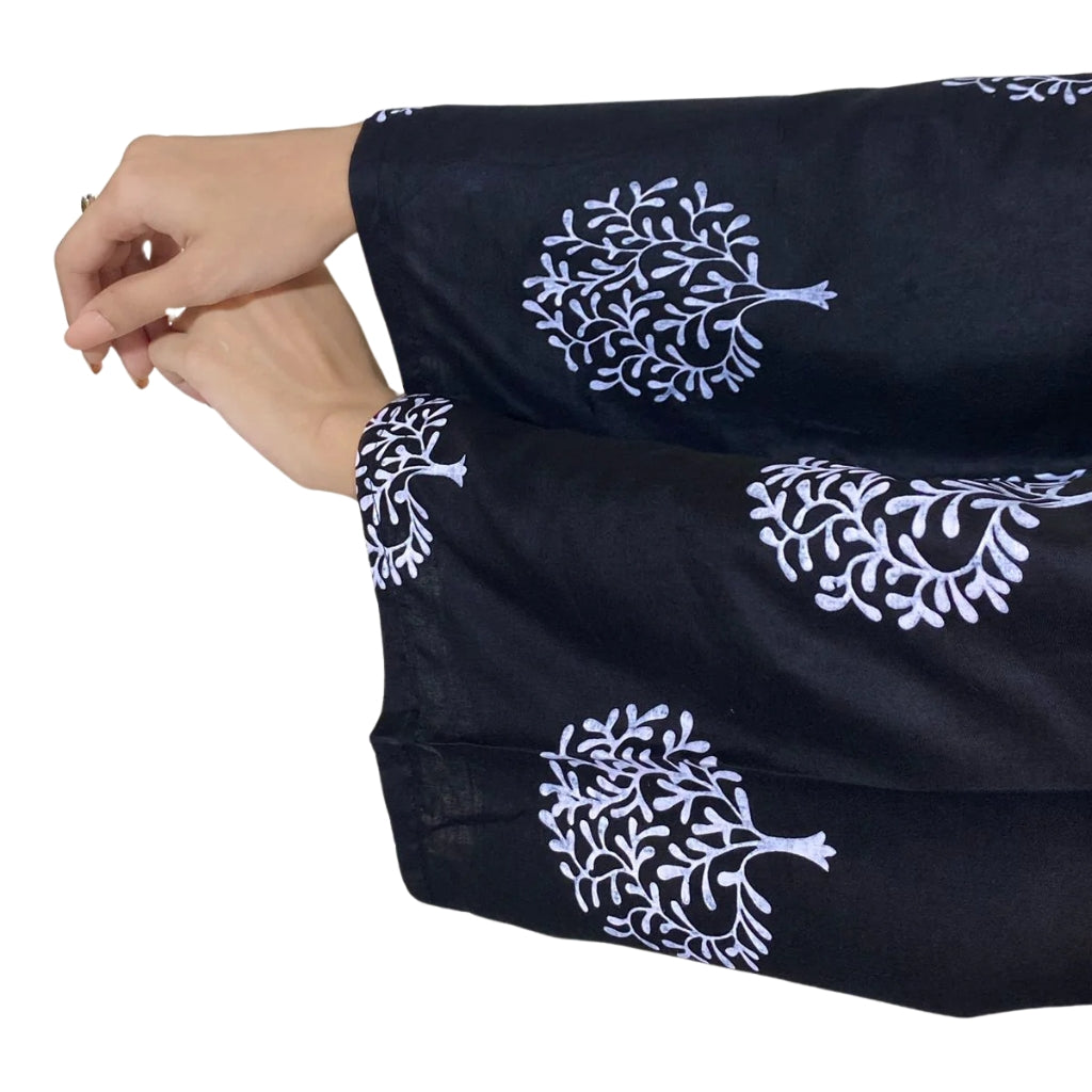 Tree Design Suit, Stitched Arabic Lawn, Printed Shirt and Trouser, for Women