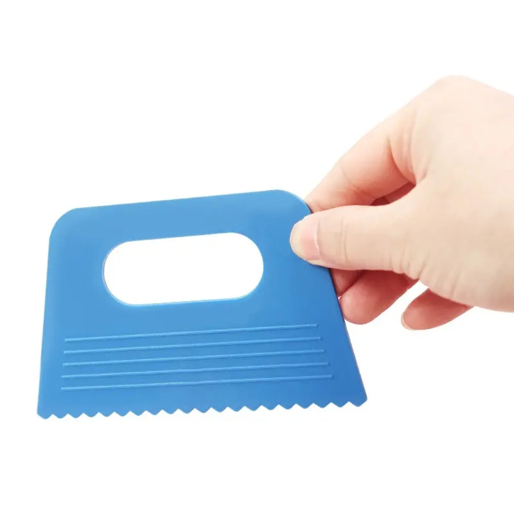 Fine Art Plastic Drawing Scraper, 4-Color Set, Textured Effects for Artists