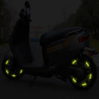Universal Reflective Wheel Stripes, Safety and Style Enhancement