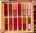 Lip Gloss Set, 12 in 1 Multi-Shade Collection, Smooth & Non-Sticky Finish