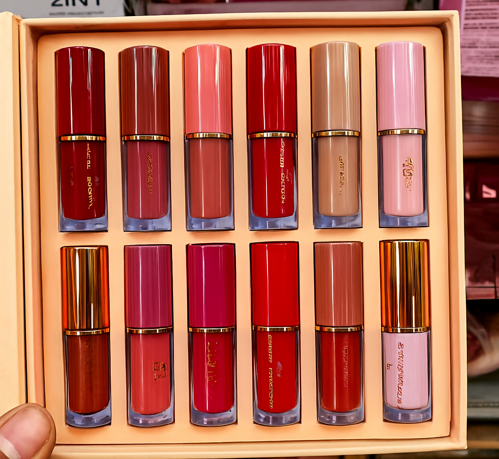 Lip Gloss Set, 12 in 1 Multi-Shade Collection, Smooth & Non-Sticky Finish